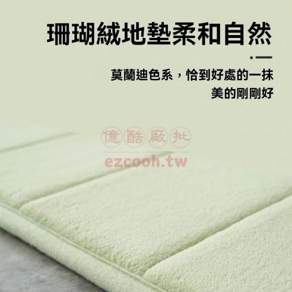 珊瑚絨地墊 地毯批發 踏巾 防滑地墊 團購貨源 浴室 廚房地墊 臥室 腳踏墊 吸水地墊